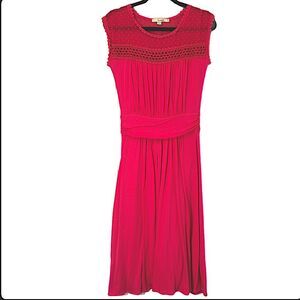 Boden Day Dress Bright Pink Jersey Size US 4L
